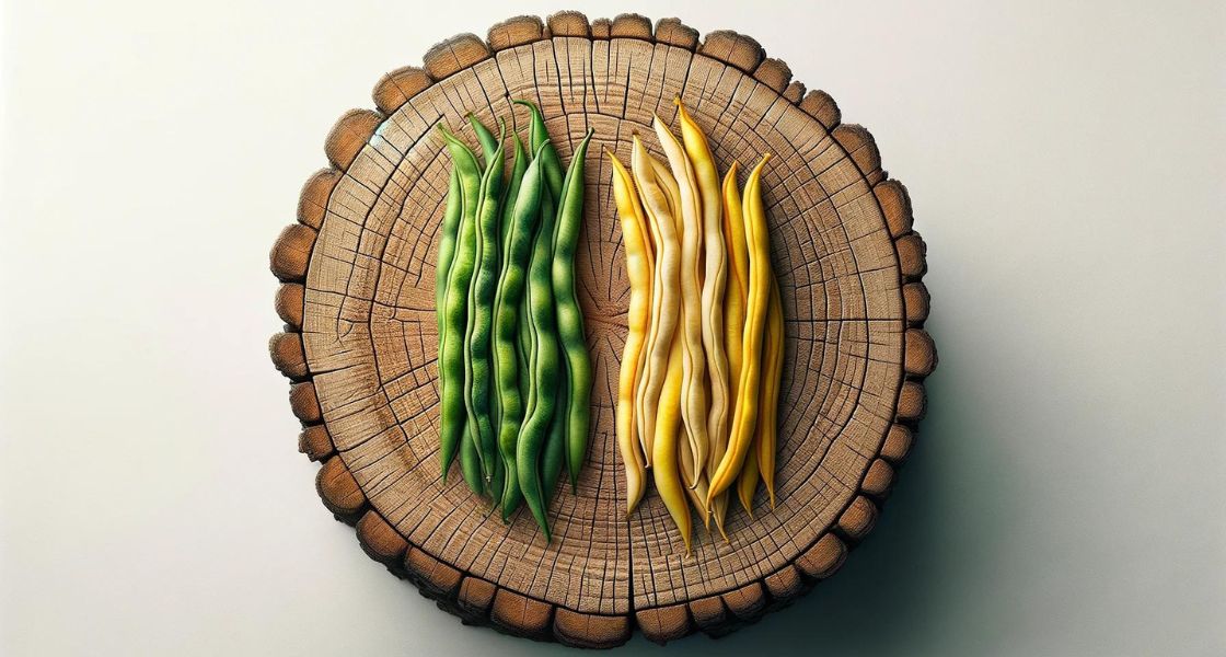 green and yellow beans