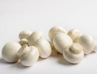 white mushrooms