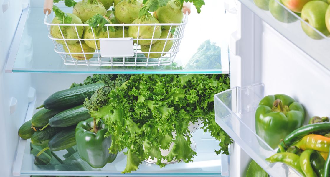 fresh vegetables storing