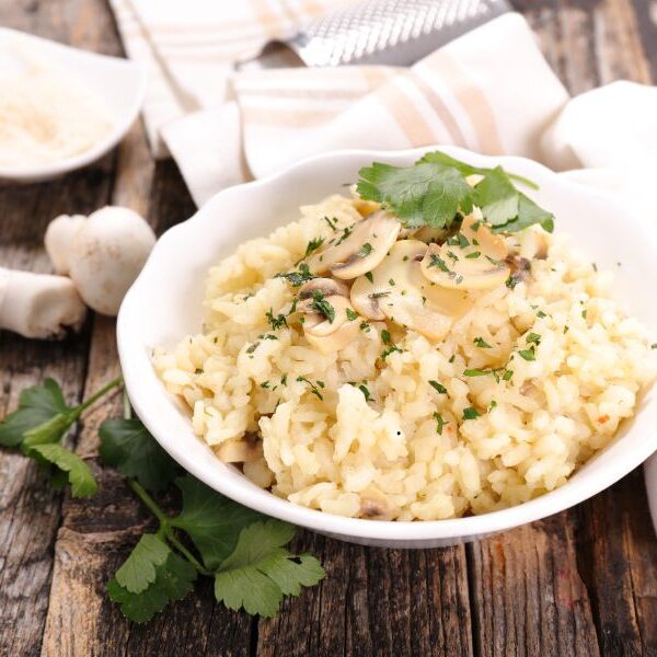 mushroom risotto