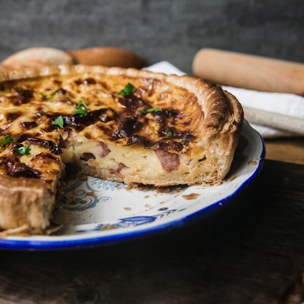 porcini-quiche